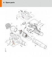 Stihl BGA50.0 Cordless Blower Spare Parts